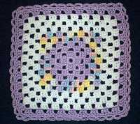 12" granny square pattern