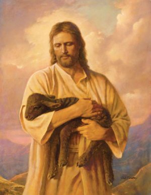 Jesus and the lamb