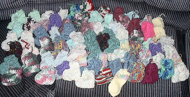 newborn booties