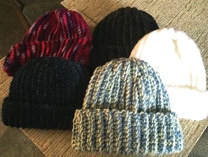 hats made by Sherry for 5000 challenge