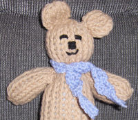 bear with scarf