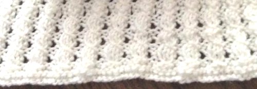 mock cable stitch