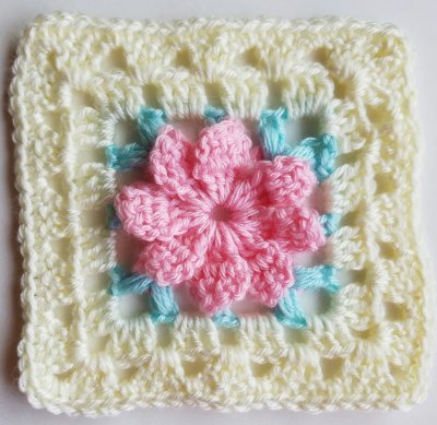 soft flower square