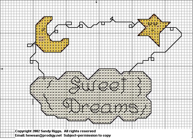 Sweet Dreams Cross Stitch Chart