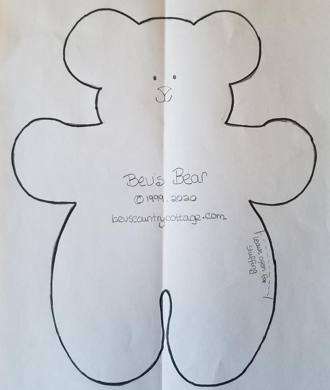 Teddy bear pattern